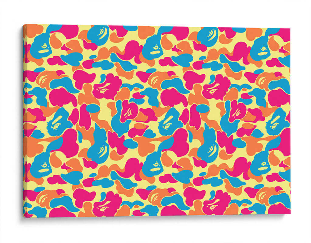 Bape Slurpee Camo Cuadro Decorativo, Canvas Lab