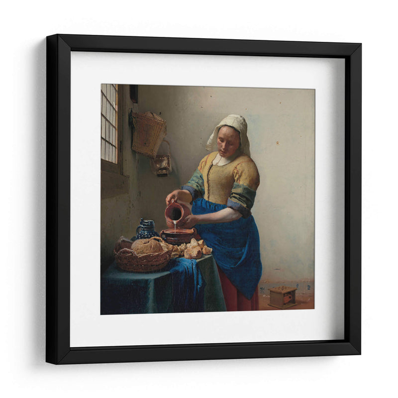 La lechera - Johannes Vermeer | Cuadro decorativo de Canvas Lab