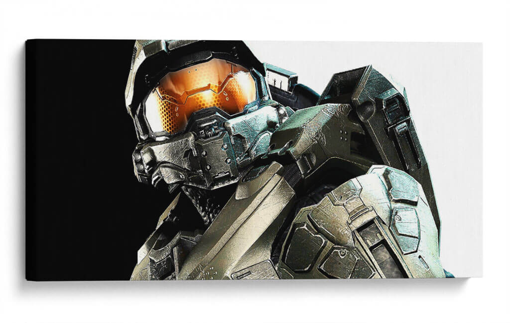 Halo Master Chief pose Cuadro Decorativo, Canvas Lab