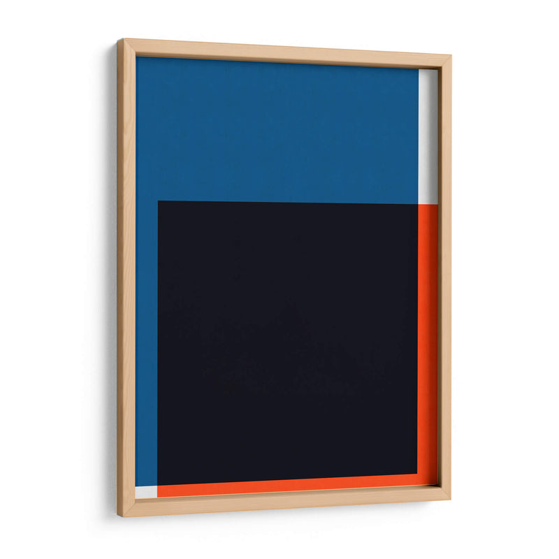 Azul y rojo 1 - Vitor Costa | Cuadro decorativo de Canvas Lab
