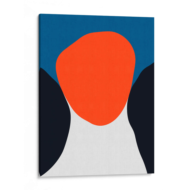 Azul y rojo 4 - Vitor Costa | Cuadro decorativo de Canvas Lab