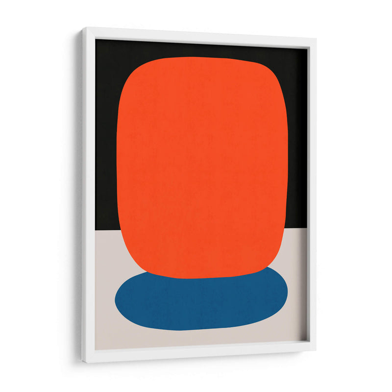 Azul y rojo 5 - Vitor Costa | Cuadro decorativo de Canvas Lab