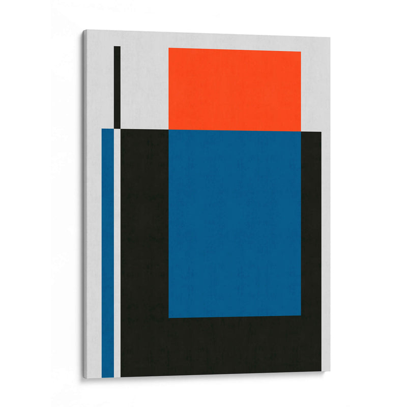 Azul y rojo 6 - Vitor Costa | Cuadro decorativo de Canvas Lab
