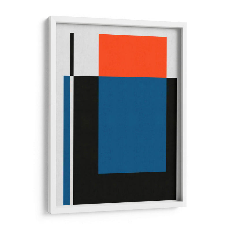 Azul y rojo 6 - Vitor Costa | Cuadro decorativo de Canvas Lab