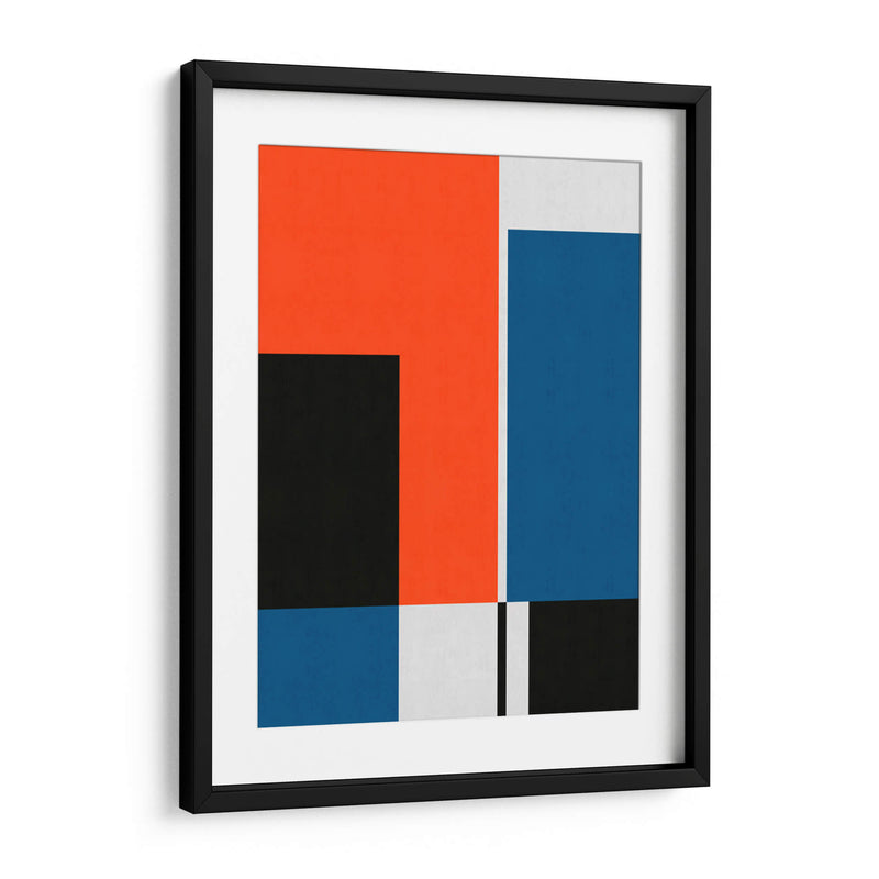 Azul y rojo 7 - Vitor Costa | Cuadro decorativo de Canvas Lab