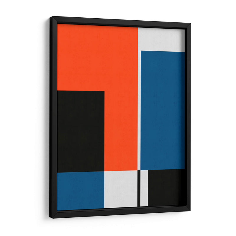 Azul y rojo 7 - Vitor Costa | Cuadro decorativo de Canvas Lab
