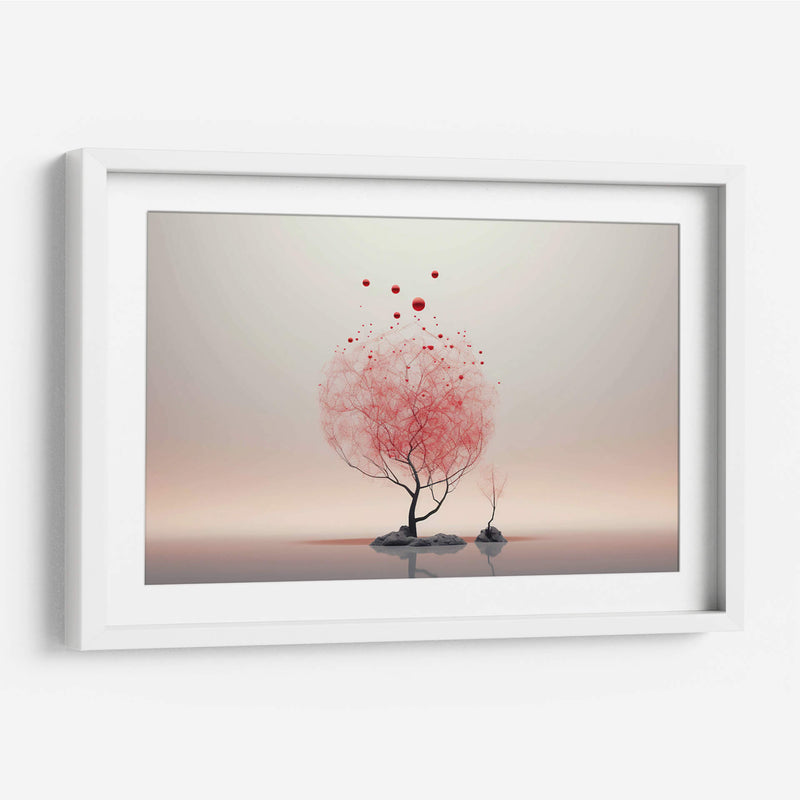 Ärbol rojo 2 - Cecilia Flores | Cuadro decorativo de Canvas Lab