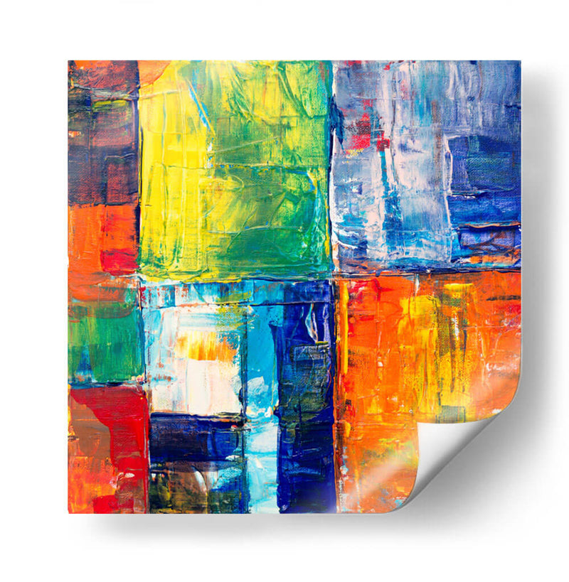 Bloques de color | Cuadro decorativo de Canvas Lab