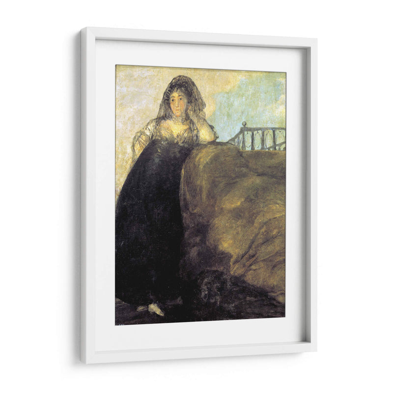 Una manola: doña Leocadia Zorrilla - Francisco de Goya | Cuadro decorativo de Canvas Lab