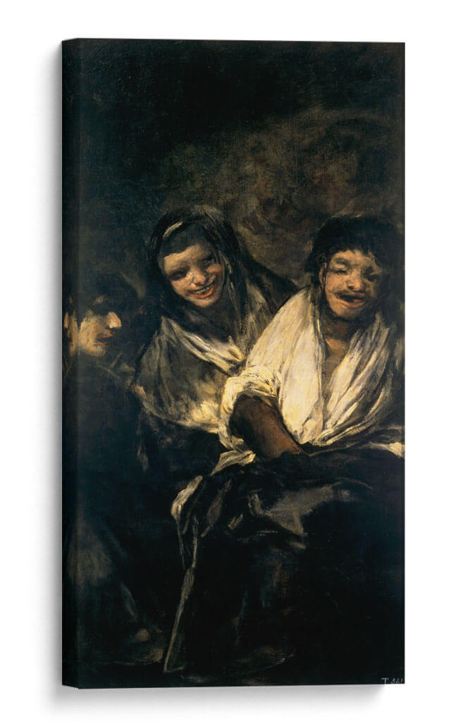 Mujeres riendo - Francisco de Goya | Cuadro decorativo de Canvas Lab