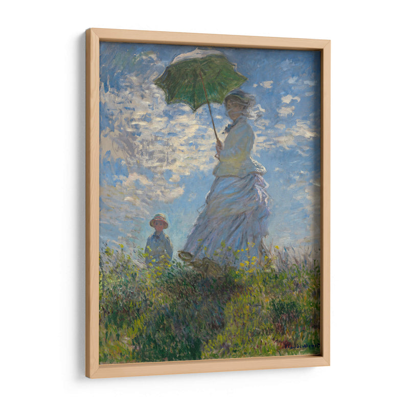 Mujer con sombrilla - Claude Monet | Cuadro decorativo de Canvas Lab
