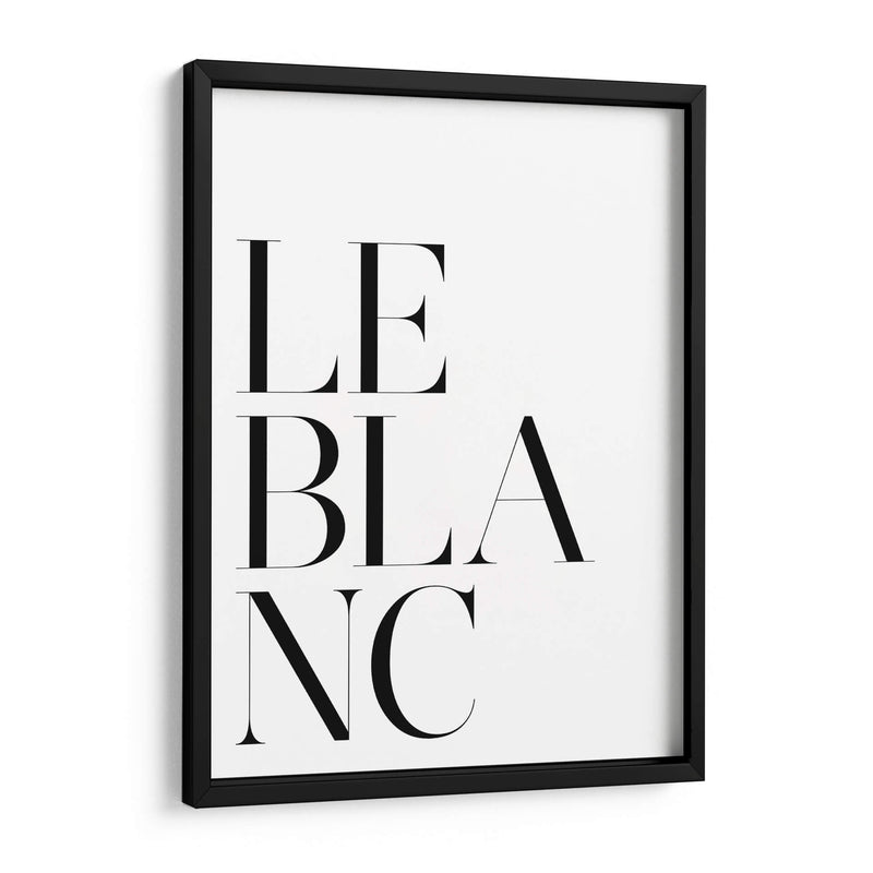 Le Blanc | Cuadro decorativo de Canvas Lab