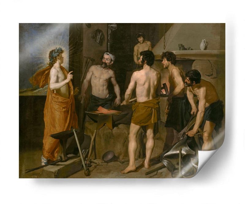 Apolo en la Fragua de Vulcano - Diego Velázquez | Cuadro decorativo de Canvas Lab