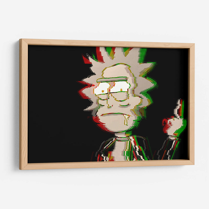 Distorted Rick | Cuadro decorativo de Canvas Lab