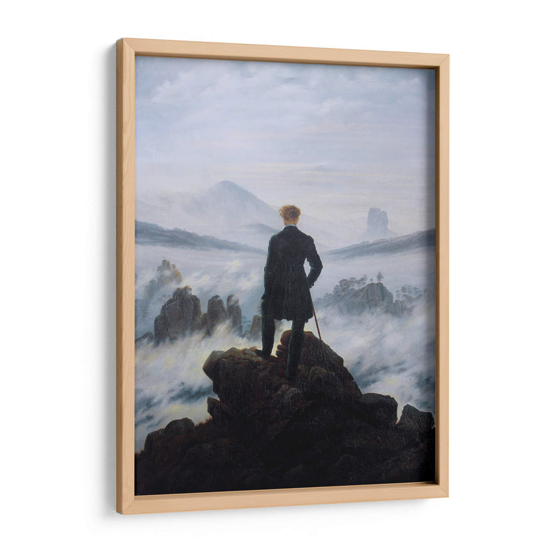 El caminante sobre el mar de nubes - Caspar David Friedrich | Cuadro decorativo de Canvas Lab