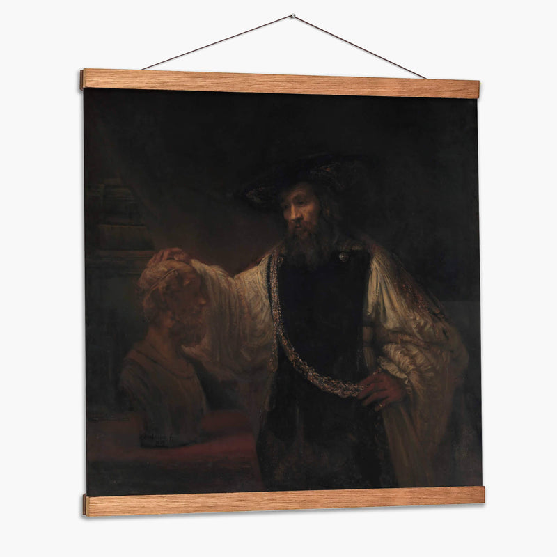 Aristóteles contemplando el busto de Homero - Rembrandt van Rijn | Cuadro decorativo de Canvas Lab