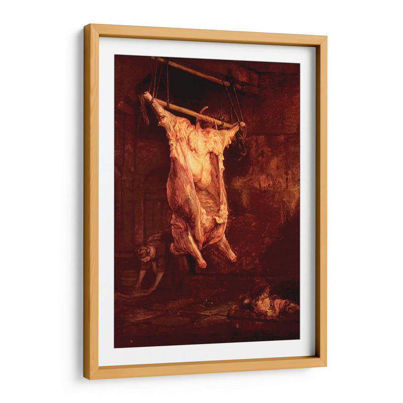 El buey desollado - Rembrandt van Rijn | Cuadro decorativo de Canvas Lab