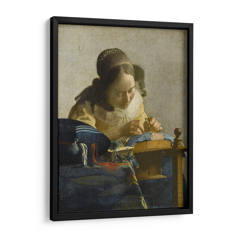 La encajera - Johannes Vermeer | Cuadro decorativo de Canvas Lab