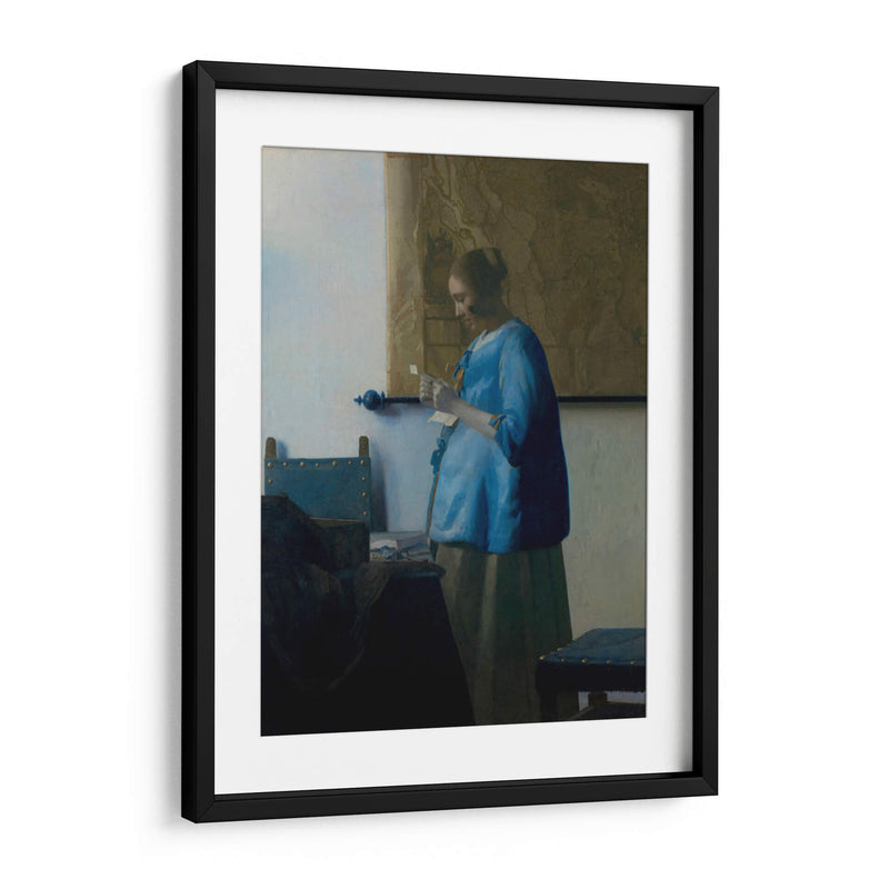 Mujer leyendo una carta - Johannes Vermeer | Cuadro decorativo de Canvas Lab