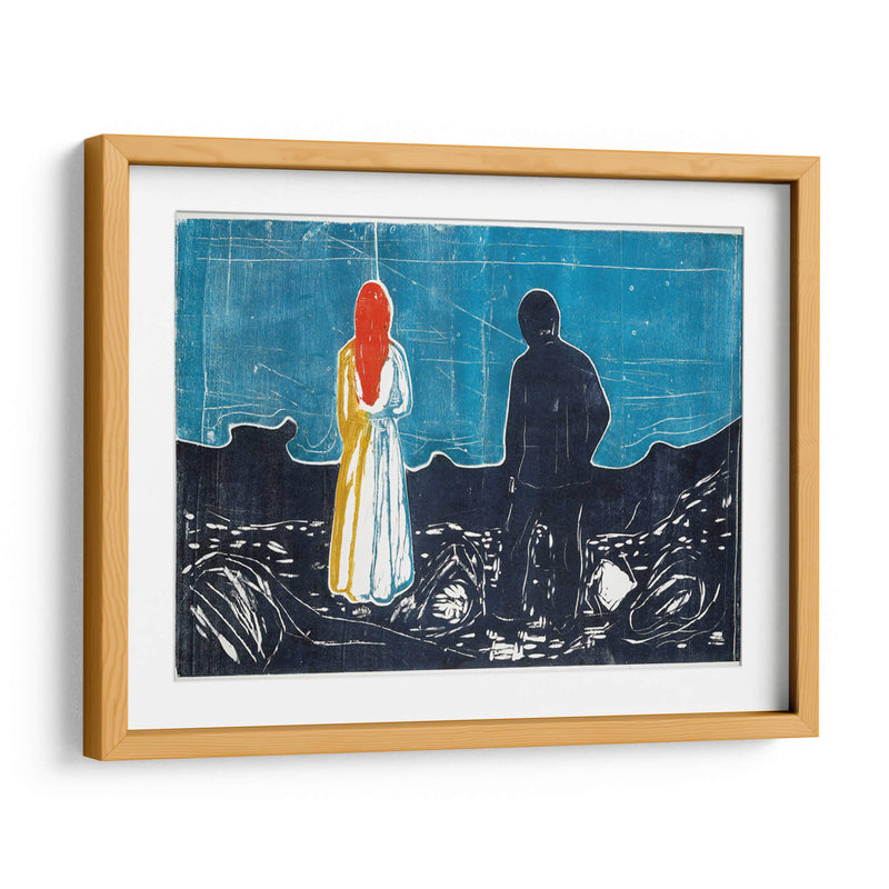 Dos seres humanos - Edvard Munch | Cuadro decorativo de Canvas Lab