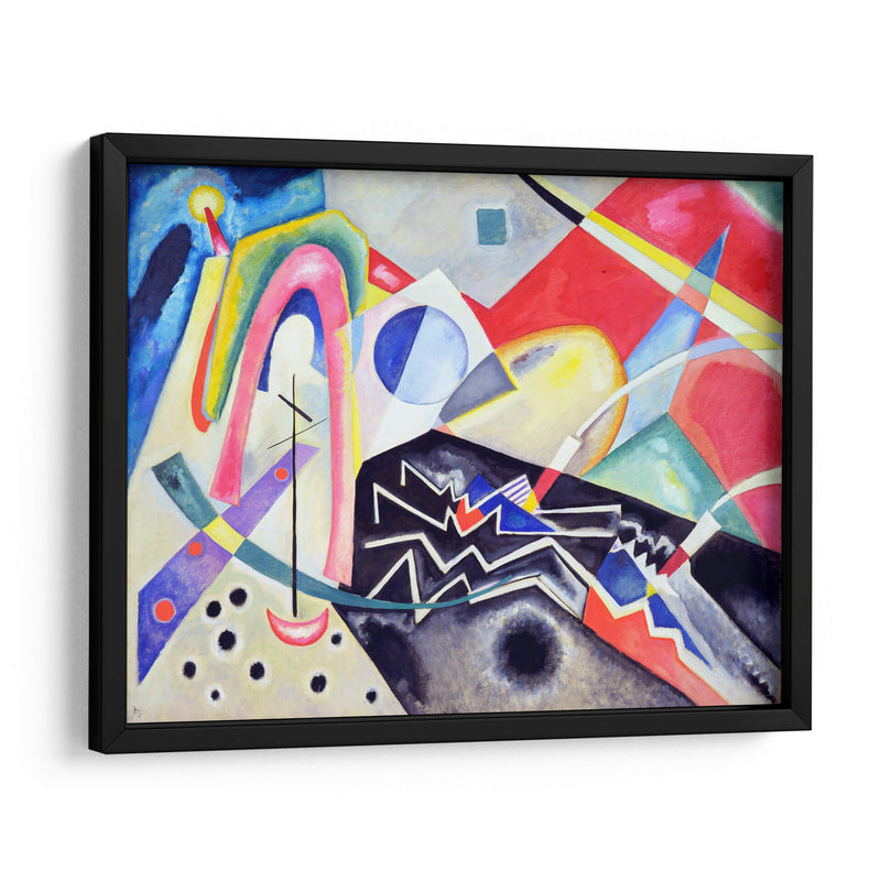 Zig zags blancos - Wassily Kandinsky | Cuadro decorativo de Canvas Lab