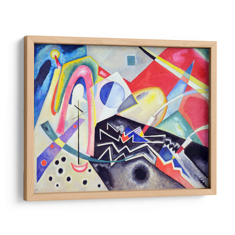 Zig zags blancos - Wassily Kandinsky | Cuadro decorativo de Canvas Lab