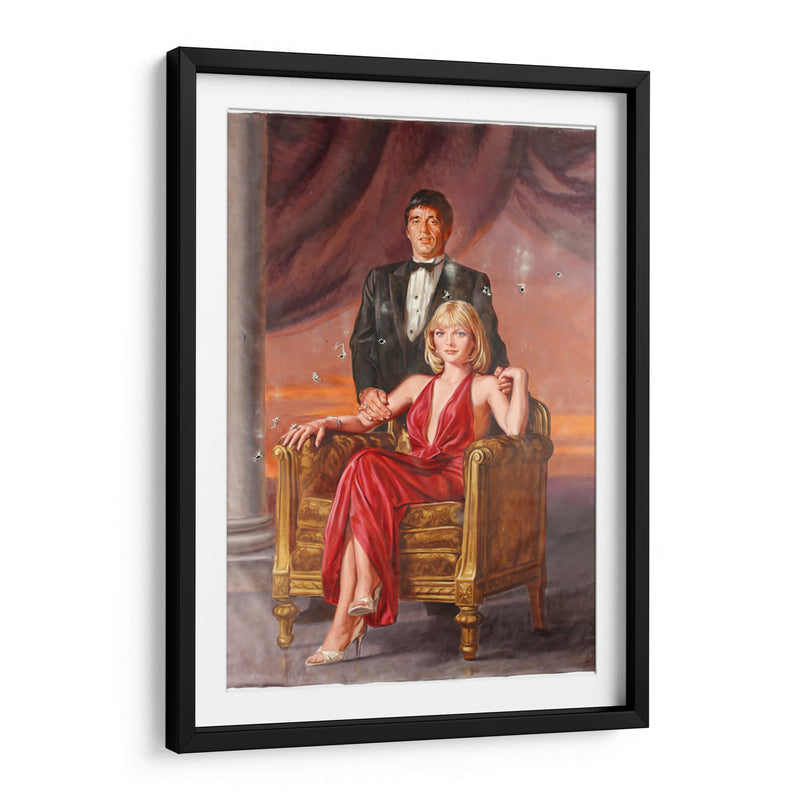 Elvira y Tony Montana | Cuadro decorativo de Canvas Lab