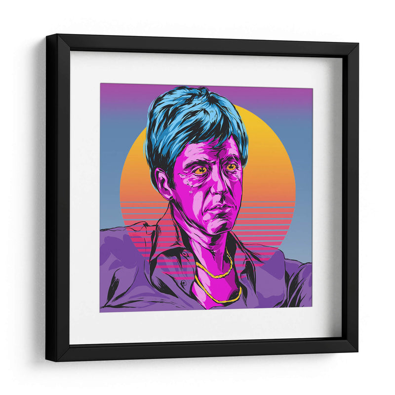 Tony Montana a color | Cuadro decorativo de Canvas Lab