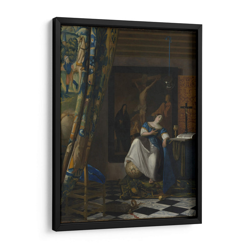 Allegory of the Catholic Faith - Johannes Vermeer | Cuadro decorativo de Canvas Lab