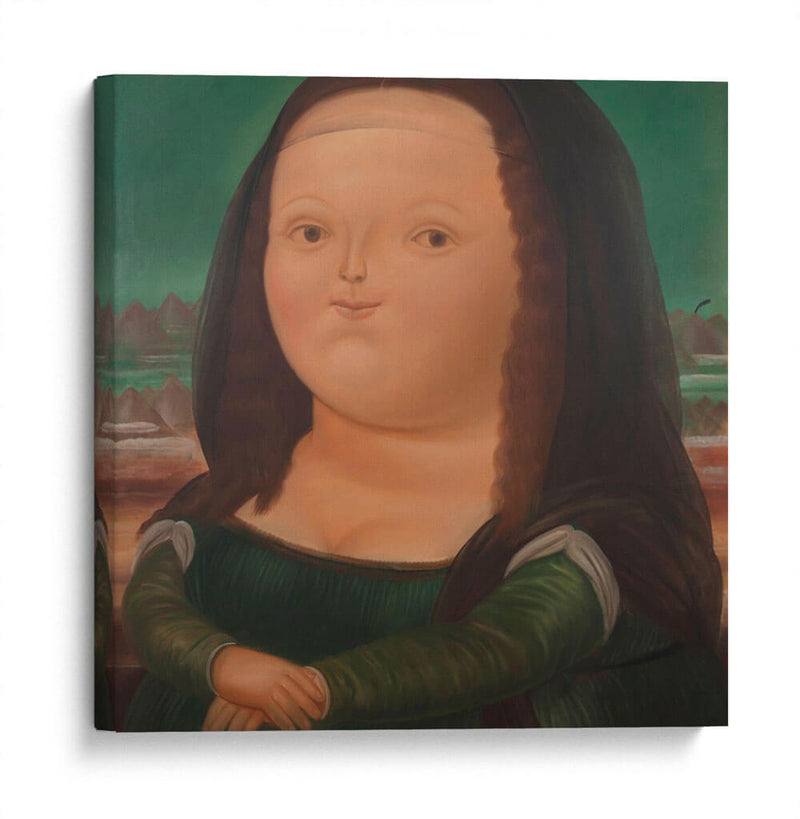 Mona Lisa a los 12 años - Fernando Botero | Cuadro decorativo de Canvas Lab