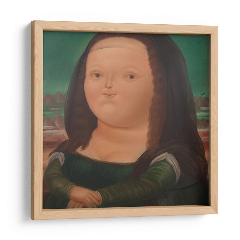 Mona Lisa a los 12 años - Fernando Botero | Cuadro decorativo de Canvas Lab