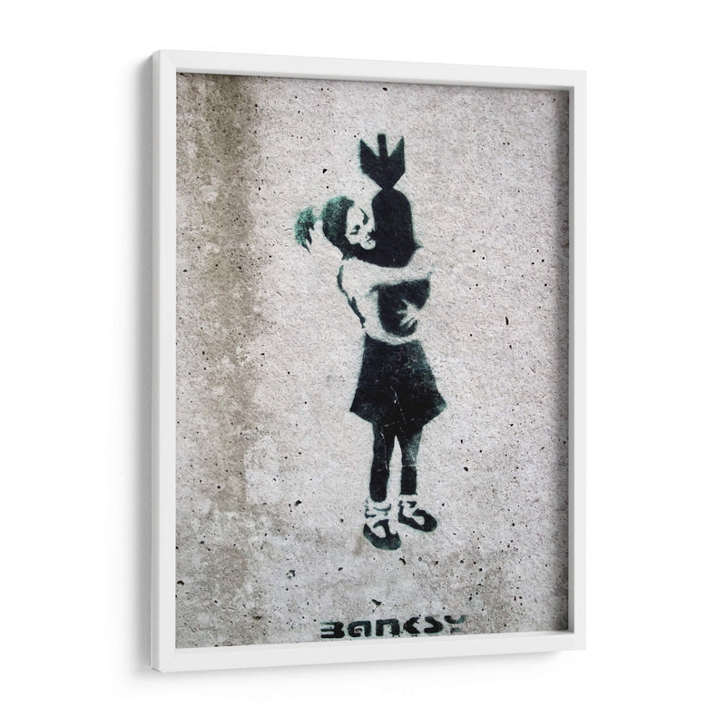 Bomb Hugger - Banksy | Cuadro decorativo de Canvas Lab