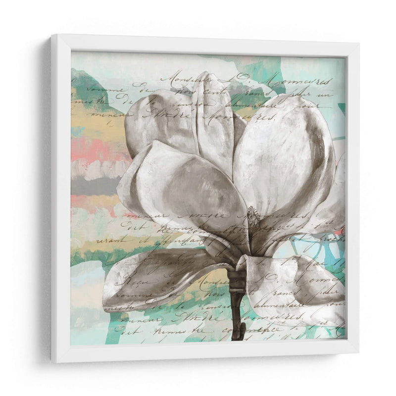 Magnolias Pastel I - Jennifer Goldberger | Cuadro decorativo de Canvas Lab