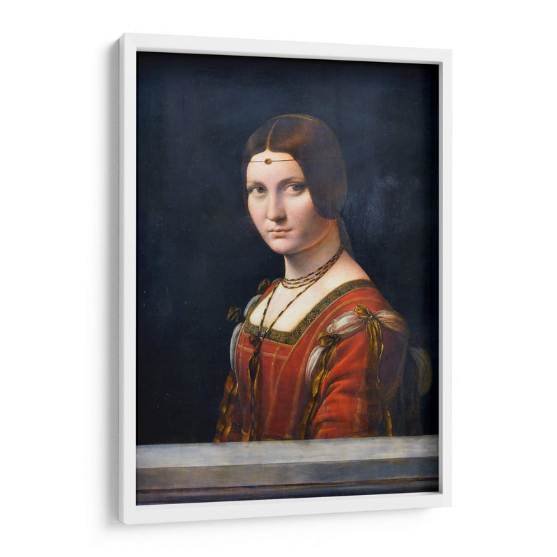 La Belle Ferronière - Leonardo da Vinci | Cuadro decorativo de Canvas Lab