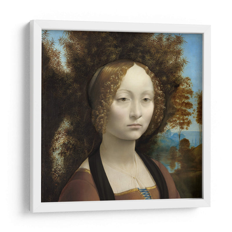 Ginebra de Benci - Leonardo da Vinci | Cuadro decorativo de Canvas Lab