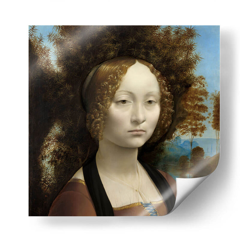 Ginebra de Benci - Leonardo da Vinci | Cuadro decorativo de Canvas Lab