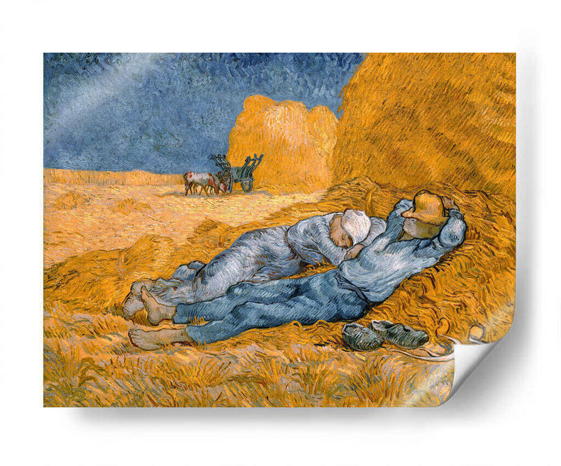 La siesta - Vincent Van Gogh | Cuadro decorativo de Canvas Lab