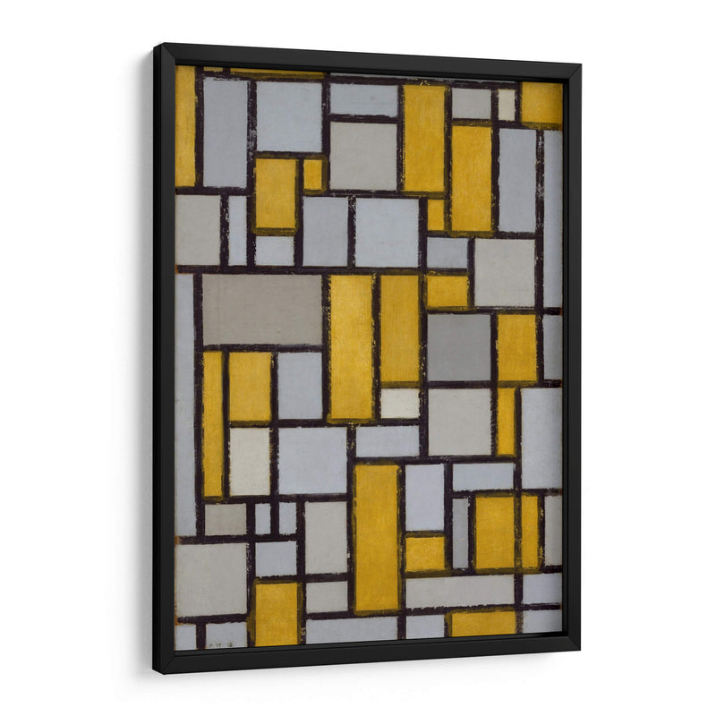 Composición con cuadrícula #1 - Piet Mondrian