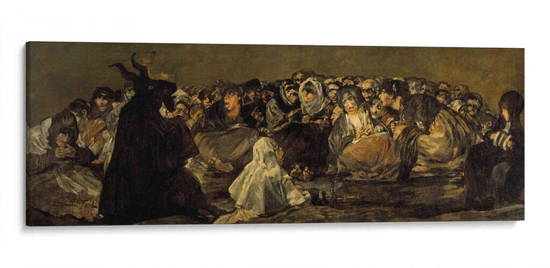 El aquelarre (o el gran cabrón) - Francisco de Goya | Cuadro decorativo de Canvas Lab