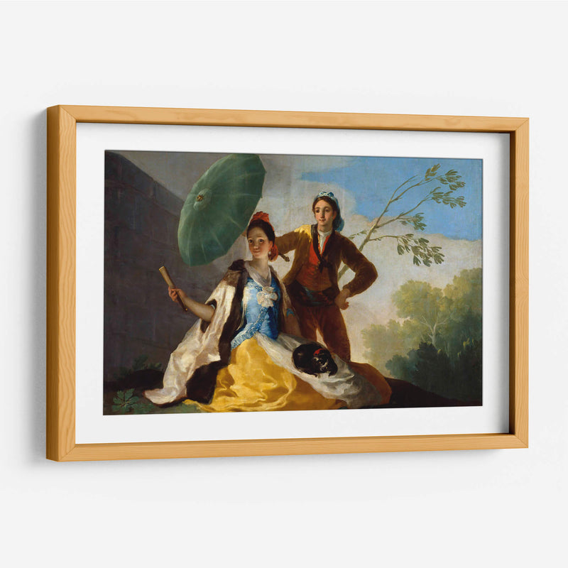 El quitasol - Francisco de Goya | Cuadro decorativo de Canvas Lab