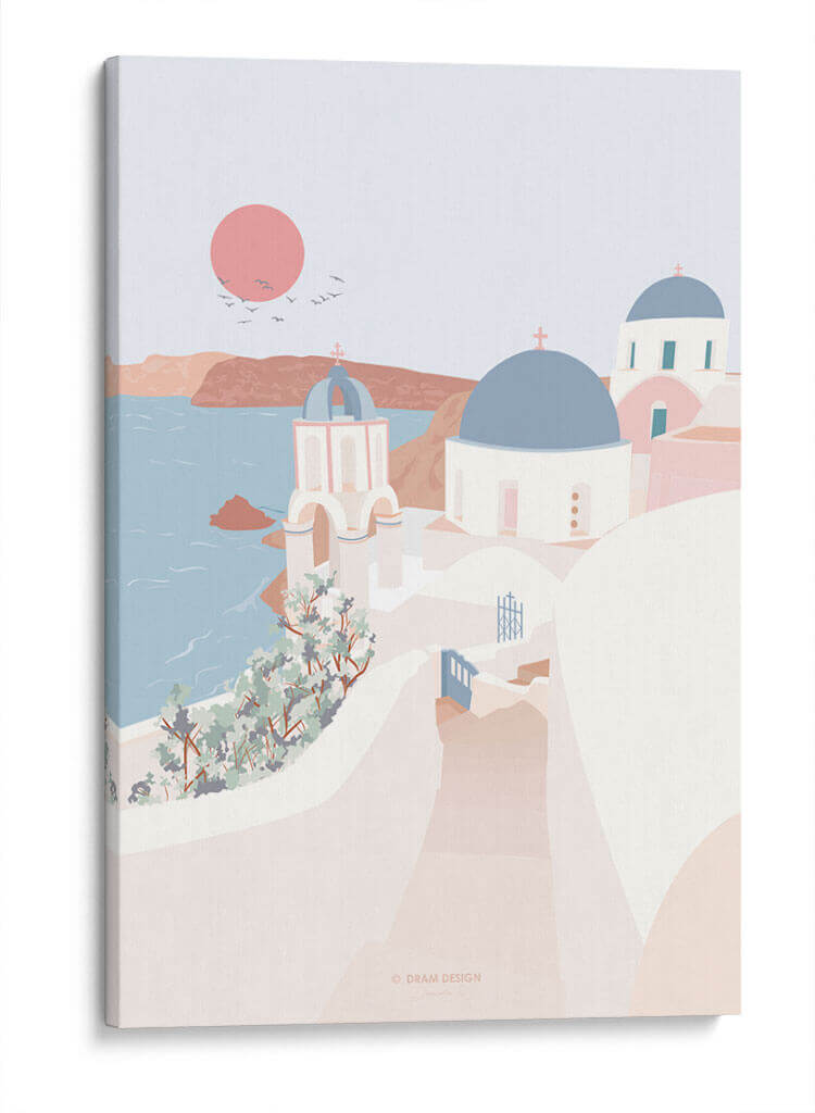 Santorini - DRAM | Cuadro decorativo de Canvas Lab