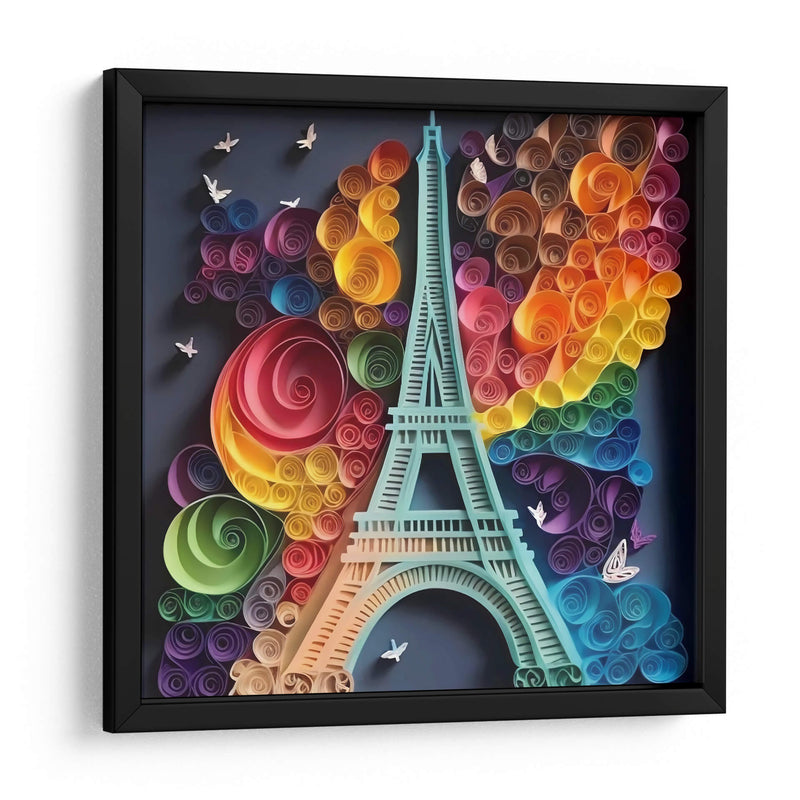 Eiffel de colores - Mafer Villarreal | Cuadro decorativo de Canvas Lab