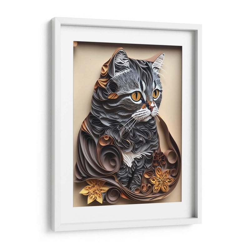 Gatito gris - Mafer Villarreal | Cuadro decorativo de Canvas Lab