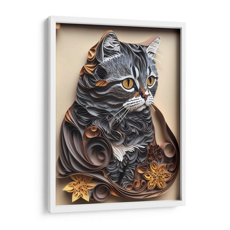 Gatito gris - Mafer Villarreal | Cuadro decorativo de Canvas Lab