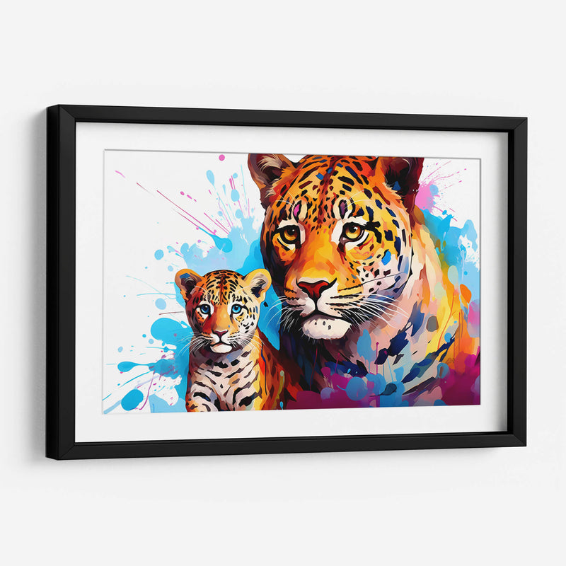 Familia Jaguar - Dominico Zafri | Cuadro decorativo de Canvas Lab