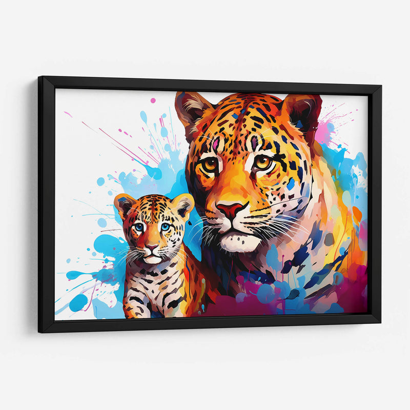 Familia Jaguar - Dominico Zafri | Cuadro decorativo de Canvas Lab