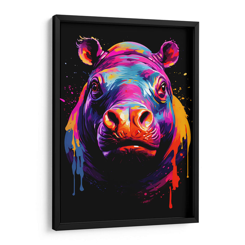 Hipopotamo - Dominico Zafri | Cuadro decorativo de Canvas Lab