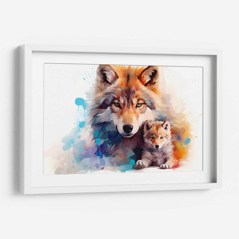 Familia De Lobos - Dominico Zafri | Cuadro decorativo de Canvas Lab