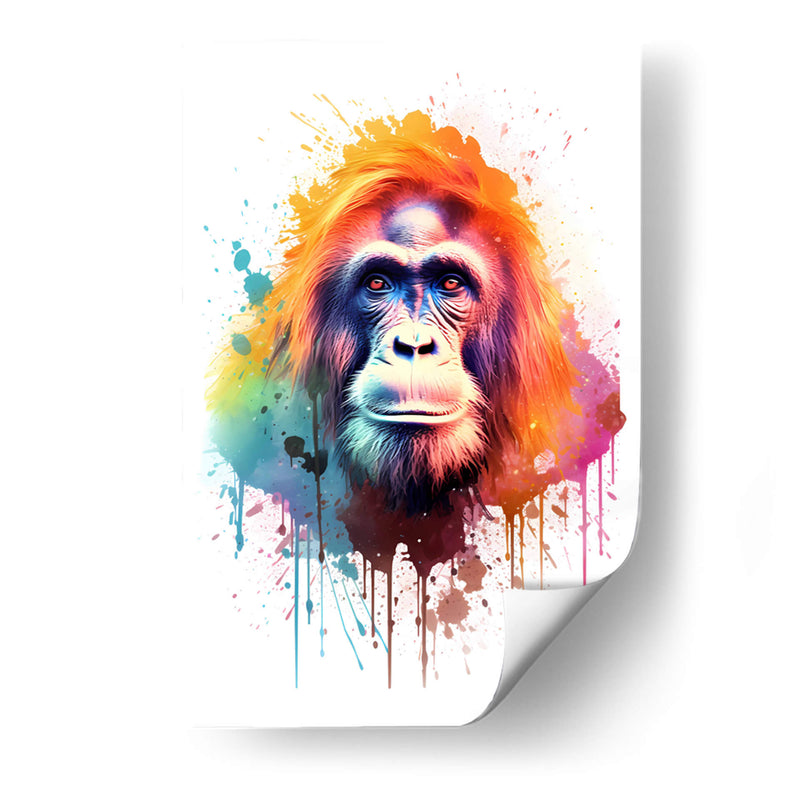 El Orangutan - Dominico Zafri | Cuadro decorativo de Canvas Lab