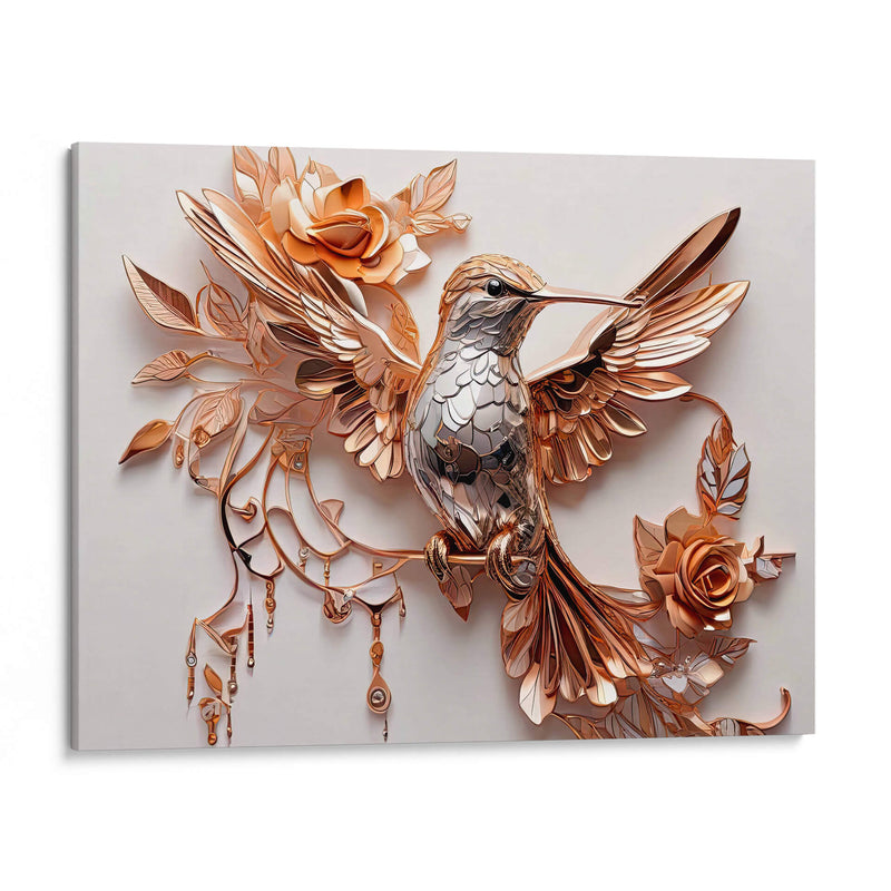 Colibrí Dorado - Infiniity Art | Cuadro decorativo de Canvas Lab